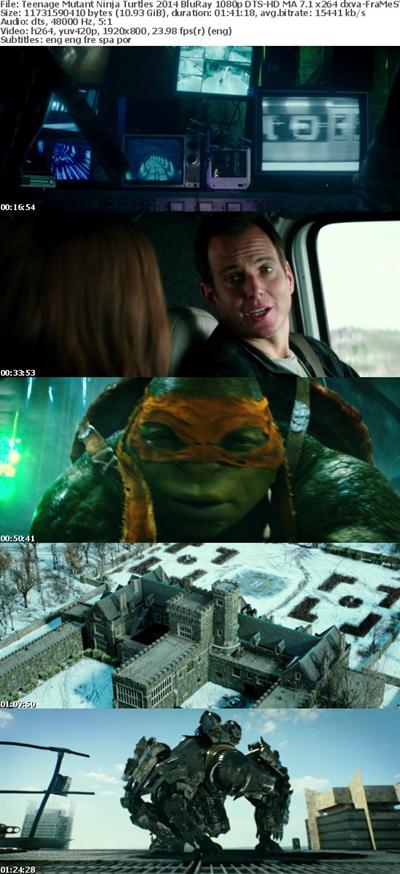 Teenage Mutant Ninja Turtles (2014) BluRay 1080p DTS-HD MA 7 1 x264 dxva-FraMeSToR