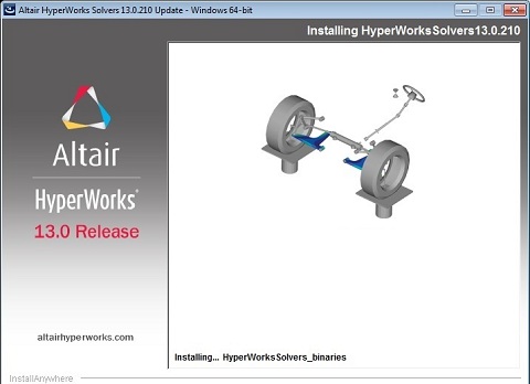 Altair HyperWorks Solvers 13.0.210 Win64 Update
