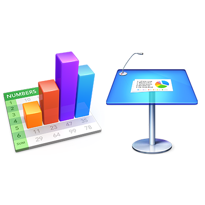 Apple Keynote 6.2.2 & Numbers 3.2.2 Mac OS X