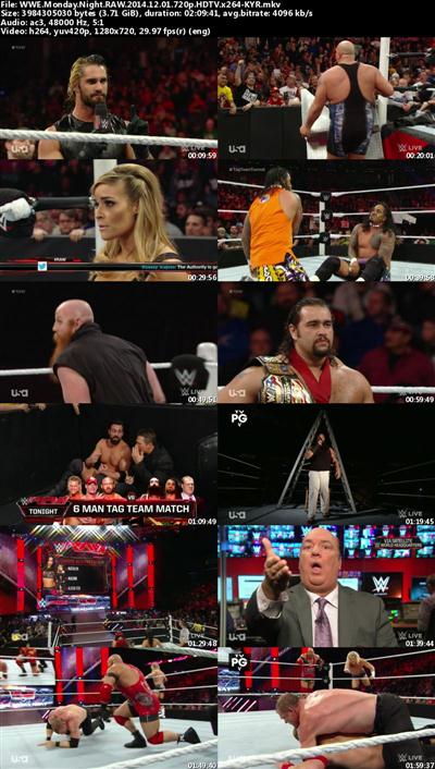 WWE Monday Night Raw (1 December 2024) 720p HDTV x264-KYR