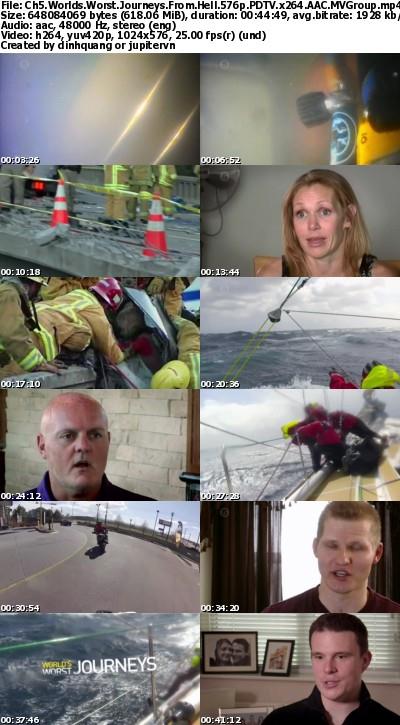 Channel 5 - World's Worst Journeys from Hell (2014) 576p PDTV AAC x264 - MVGroup