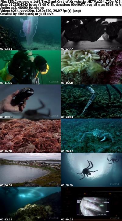 ZED - Conquerors 1of4 The Giant Crab of Kamchatka (2013) HDTV 720p AC3 x264 - MVGroup