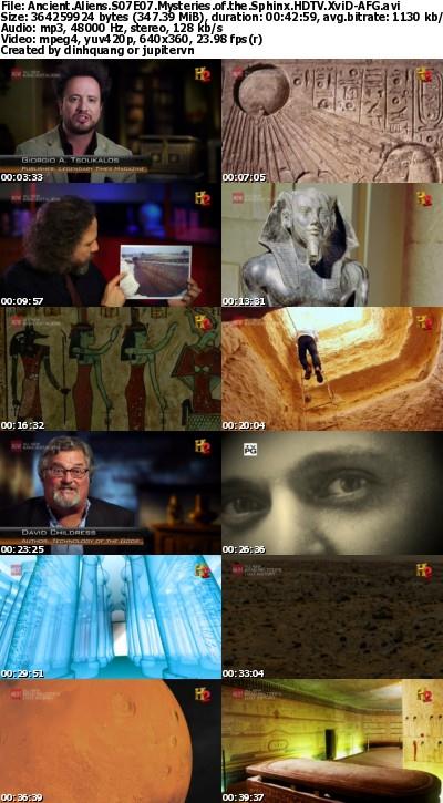 History Channel - Ancient Aliens S07E07 Mysteries of the Sphinx (2014) HDTV XviD - AFG