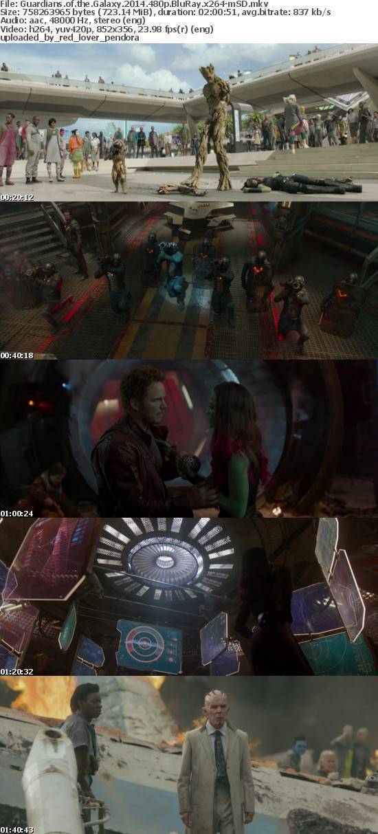 Guardians of the Galaxy 2014 480p BluRay x264-mSD