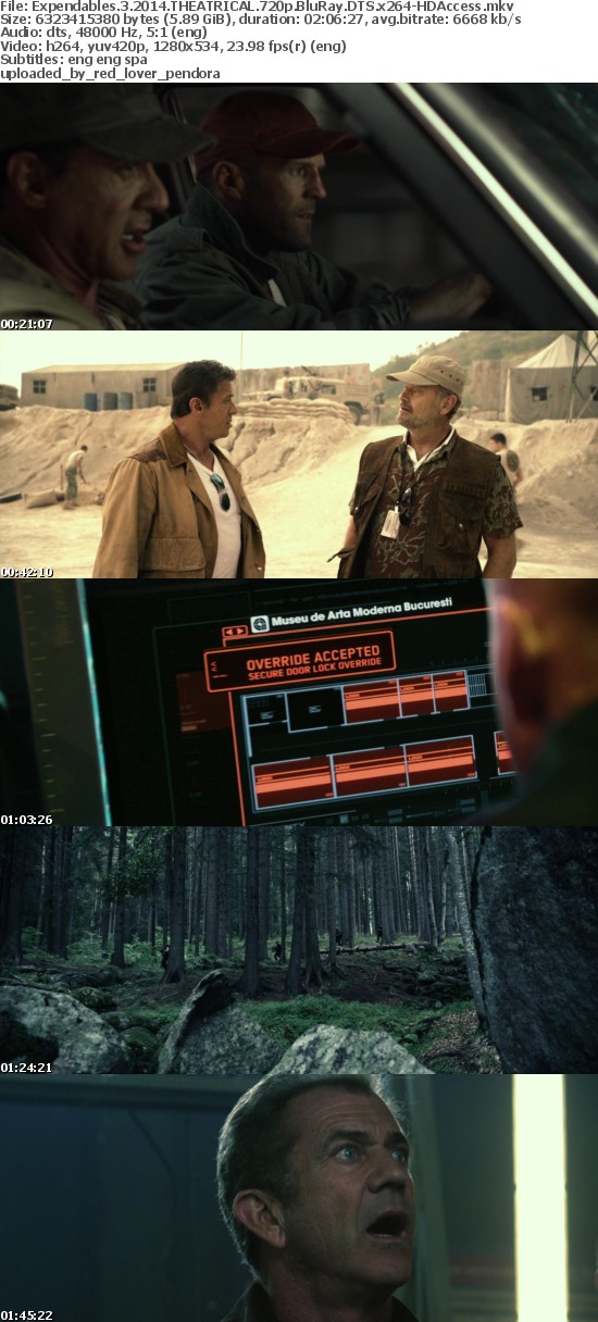 The Expendables 3 2014 THEATRICAL 720p BluRay DTS x264-HDAccess