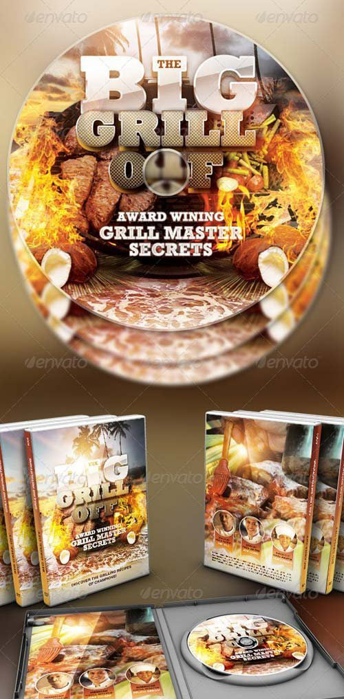The Big Grill Off DVD Artwork Template