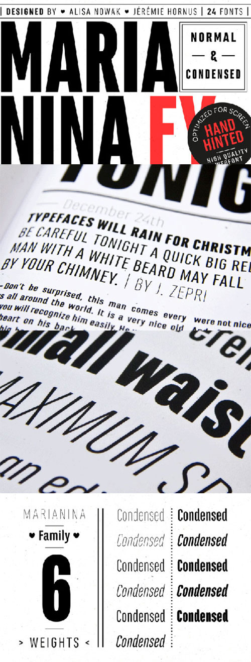 Marianina FY Bold Font Family