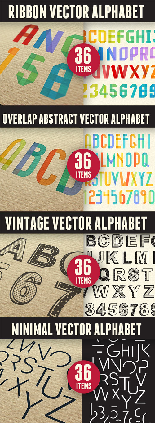 Super premium vector alphabets
