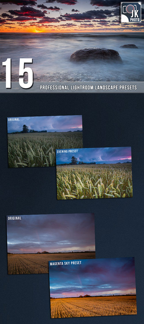 15 PRO Landscape and Nature Lightroom presets