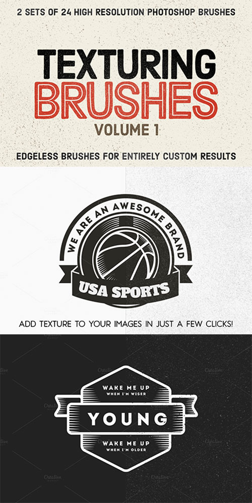 Texturing Brushes Set Volume 1