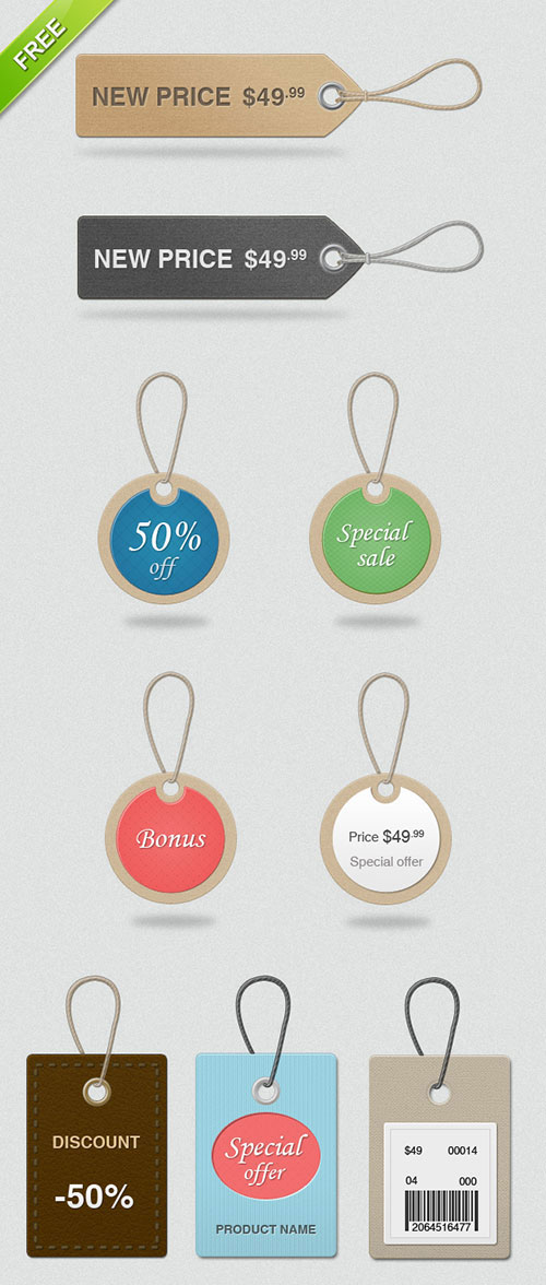 PSD Price Tags from Design TNT