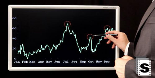 Businessman Analyzing Graphs