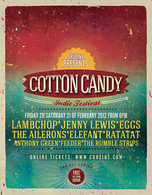 Music festival flyer