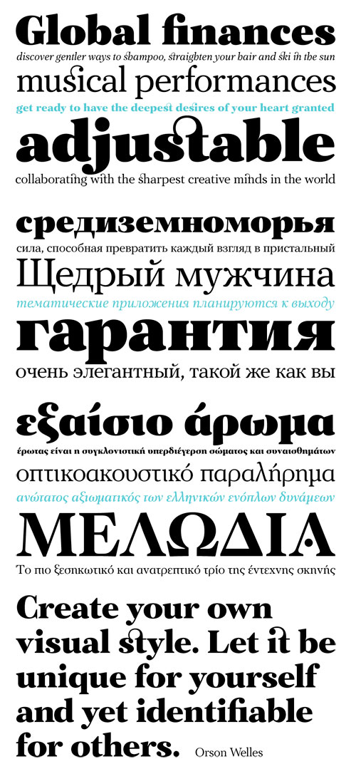 PF Regal Text Pro Font Family - 12 Fonts