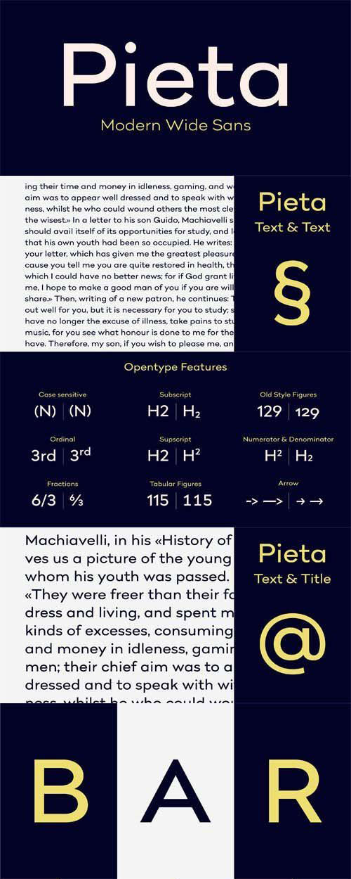 Pieta Font Family