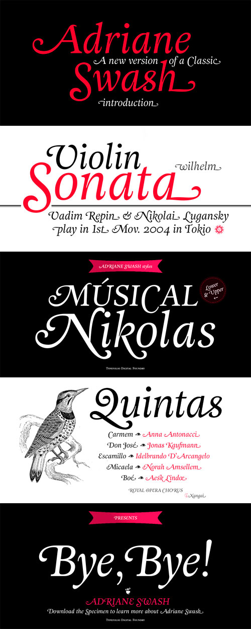 Adriane Swash Font