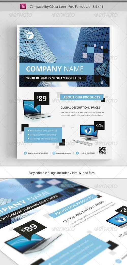 Corporate & Business Commerce Flyer Template