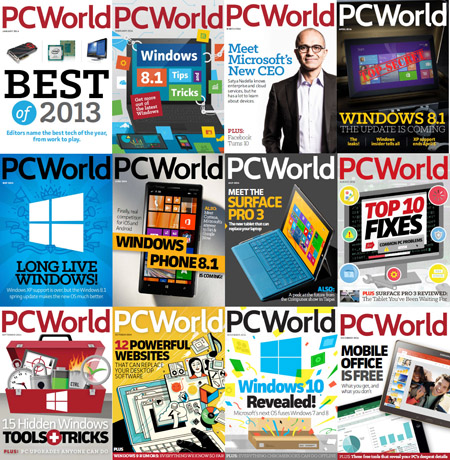 PC World USA Magazine - 2014 Full Year Issues Collection