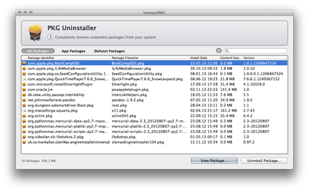 UninstallPKG 1.0.7 Mac OS X UninstallPKG 1.0.7 Mac OS X