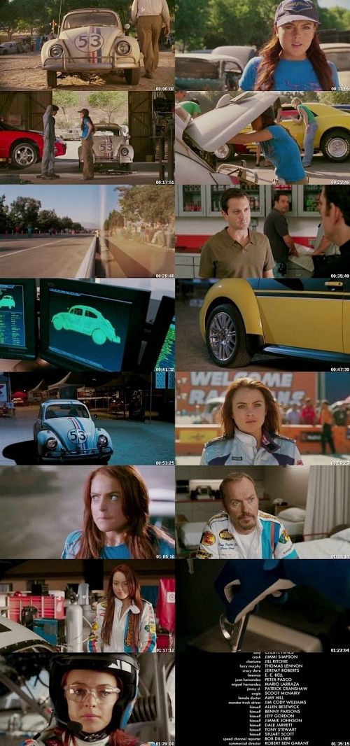 Herbie Fully Loaded 2005 Dual Audio [Hindi Eng] BRRip 720p 850mb