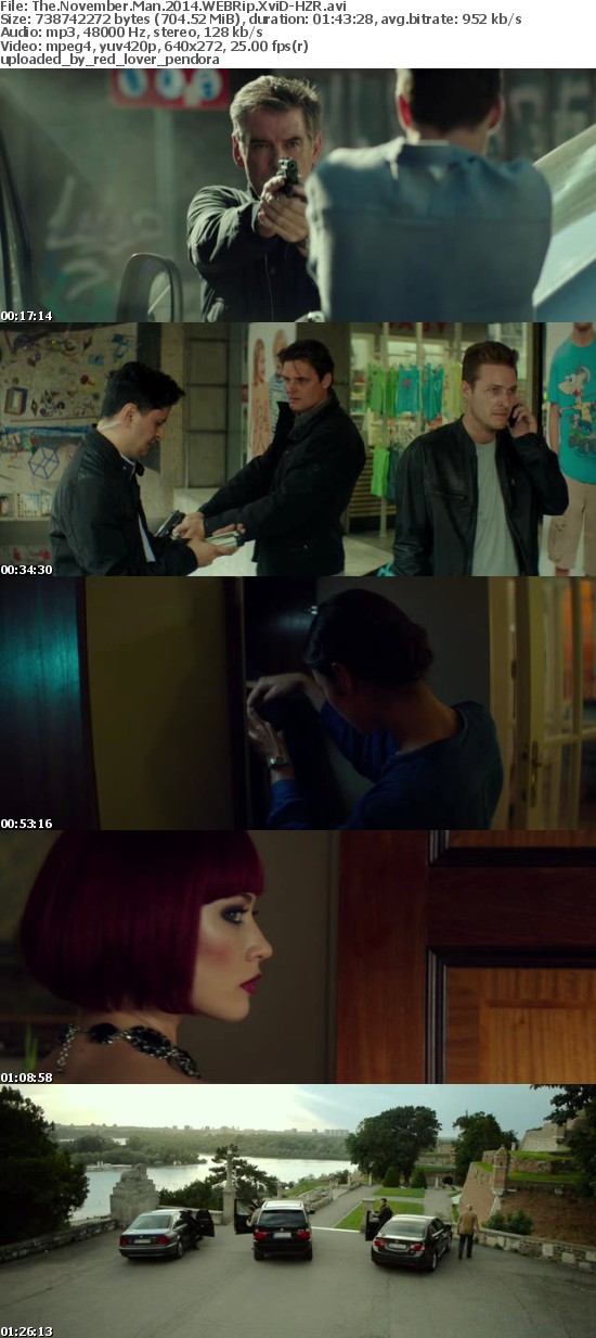 The November Man 2014 WEBRip XviD RoSub-HZR