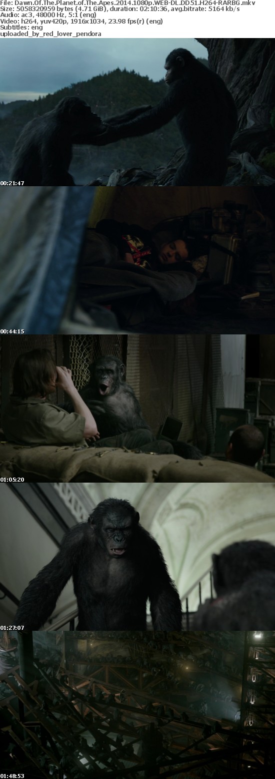 Dawn Of The Planet of The Apes 2014 1080p WEB-DL DD5.1 H264-RARBG