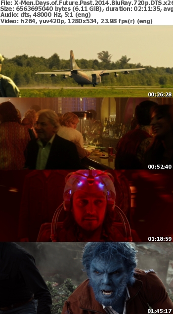 X-Men: Days of Future Past (2014) BluRay 720p DTS x264-CHD