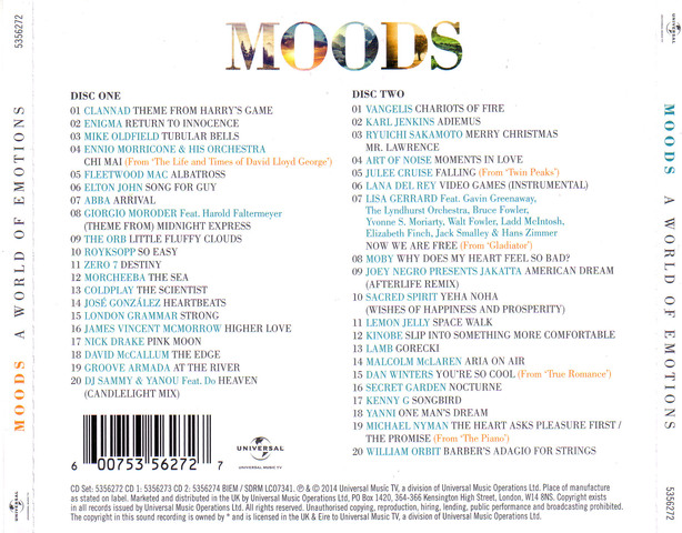 Moods 2CD (2014)