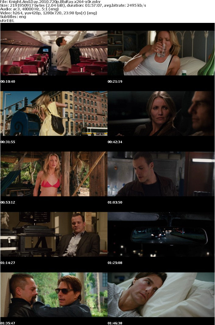 Knight And Day 2010 720p BluRay x264 x0r