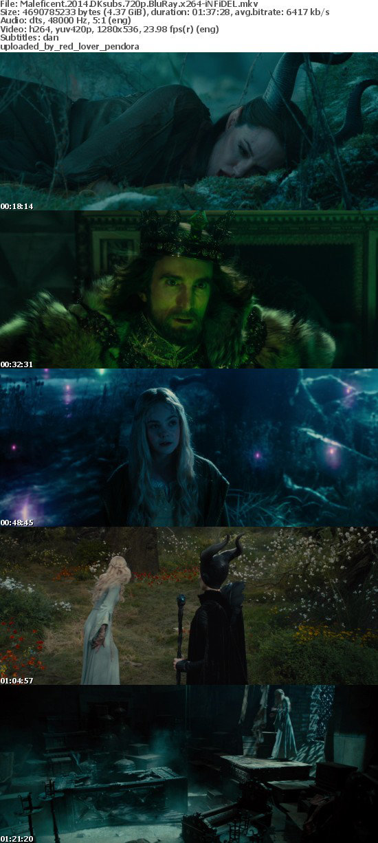Maleficent 2014 DKsubs 720p BluRay x264-iNFiDEL