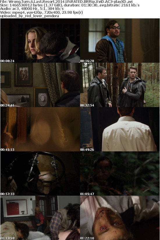 Wrong Turn 6 Last Resort 2014 UNRATED BRRip XviD AC3-playXD