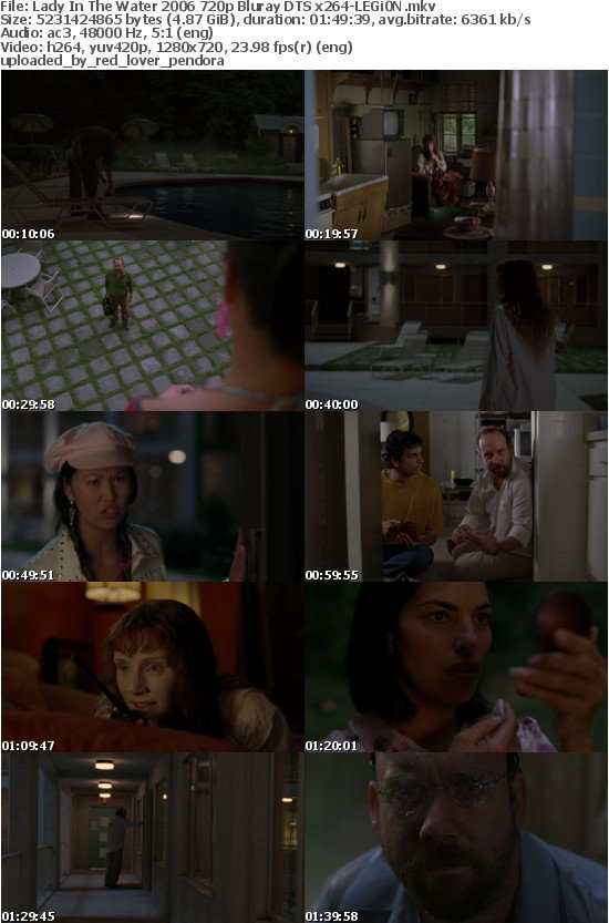 Lady In The Water 2006 720p Bluray DTS x264-LEGi0N