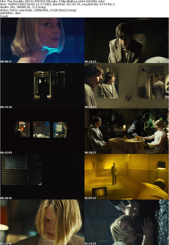 The Double 2013 LIMITED DKsubs 720p BluRay x264-iNFiDEL
