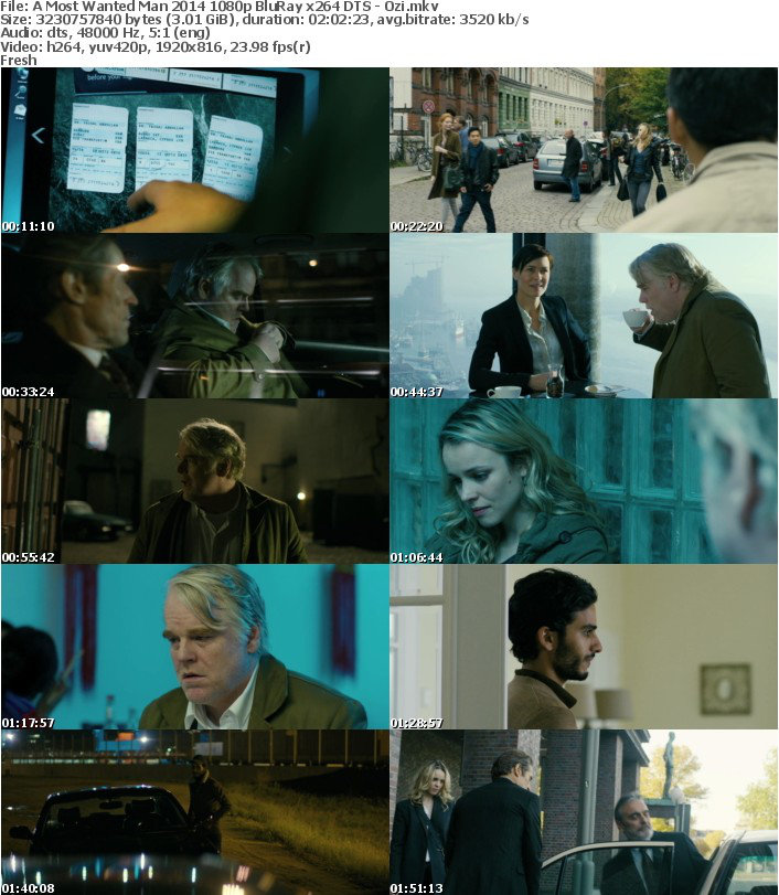 A Most Wanted Man 2014 1080p BluRay x264 DTS - Ozi
