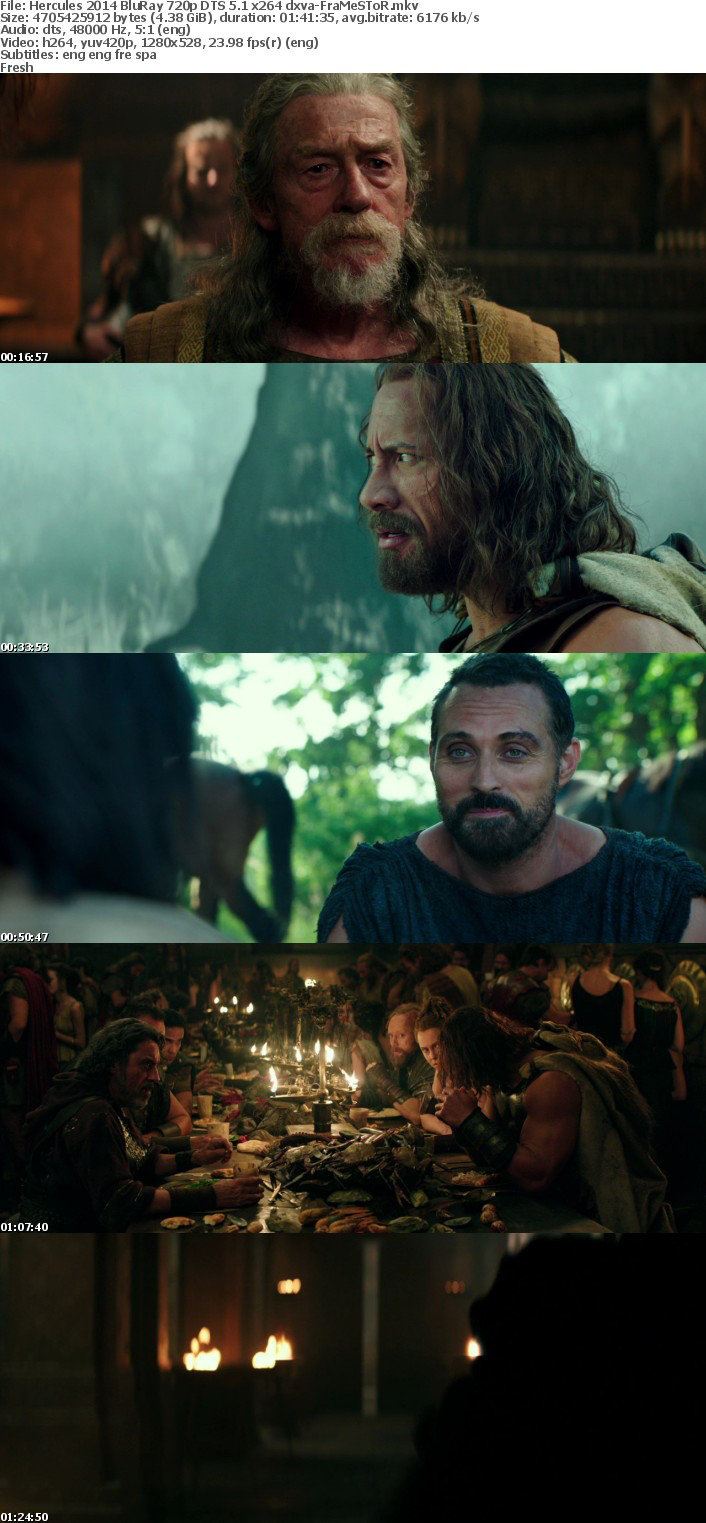 Hercules 2014 Extended BluRay 720p DTS 5 1 x264 dxva-FraMeSToR