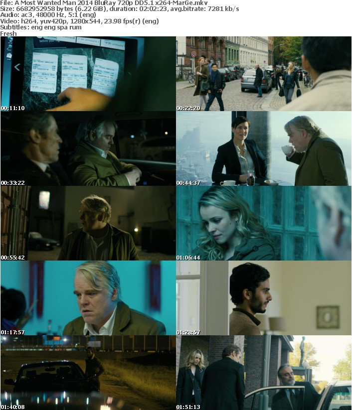 A Most Wanted Man 2014 BluRay 720p DD5 1 x264-MarGe