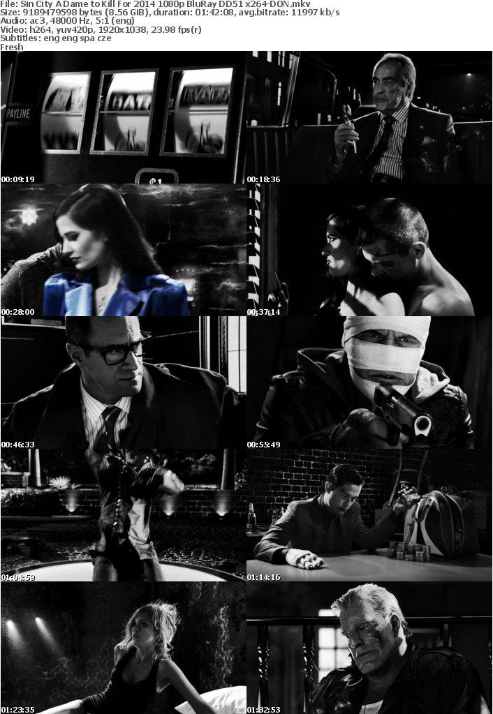 Sin City A Dame to Kill For 2014 1080p BluRay DD51 x264-DON Sin City A Dame to Kill For 2014 1080p BluRay DD51 x264-DON