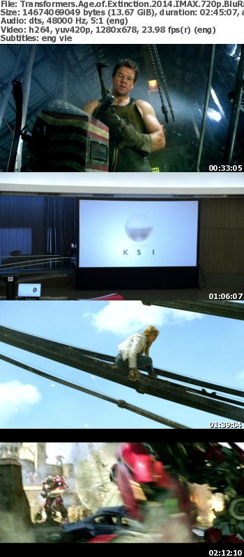 Transformers: Age of Extinction (2014) IMAX 720p BluRay DTS x264-TayTO